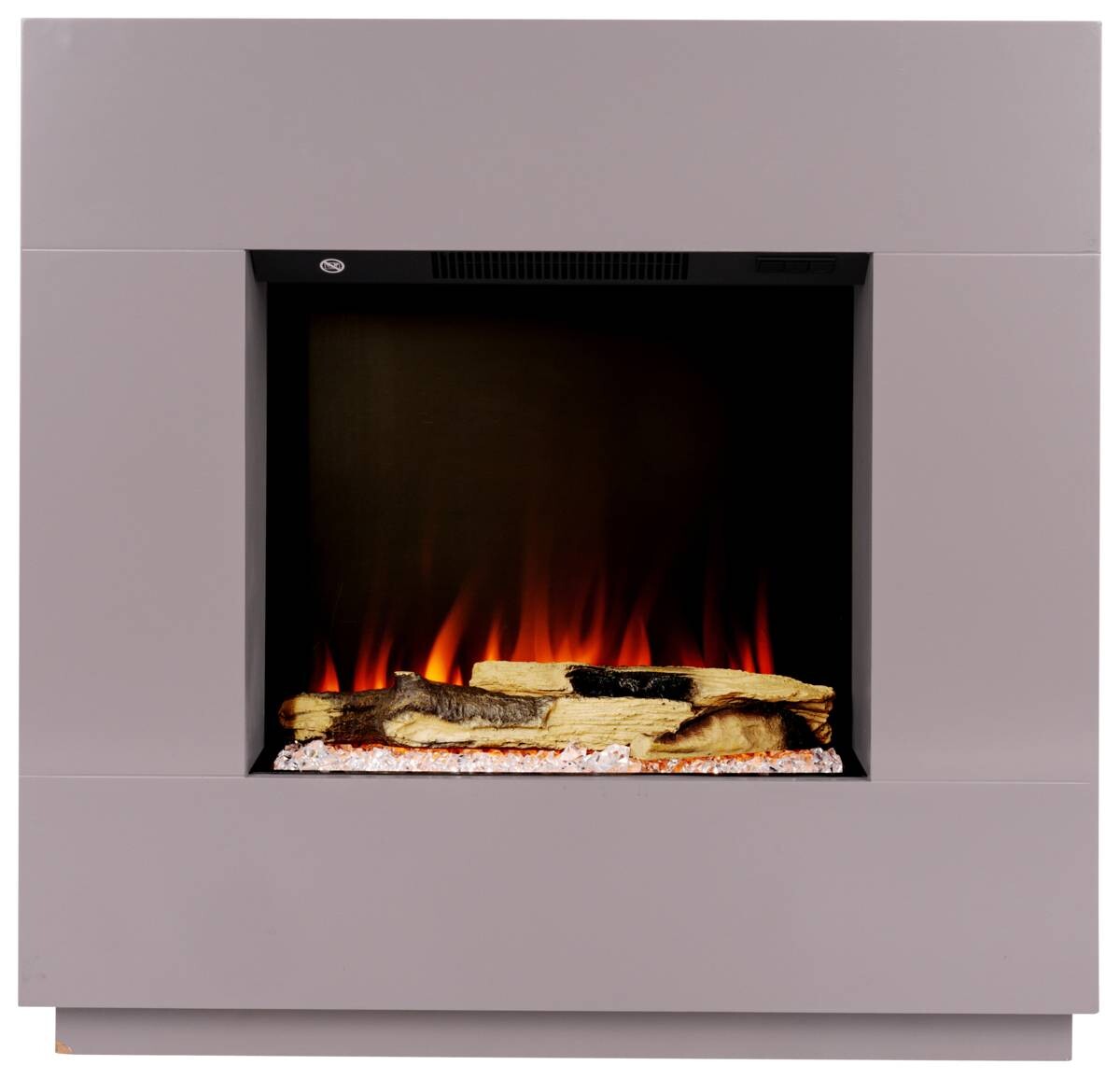 BHP Elektrischer-Kamin ESKE BG00752-14 dunkelgrau MDF B/H/T: ca. 80x76x26 cm ca. 1500 W