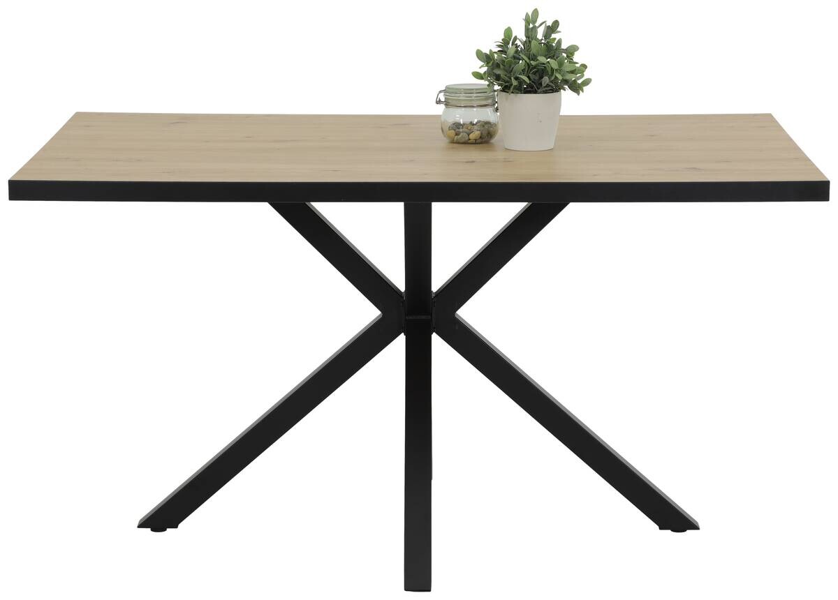 Essgruppe Cleo III Eiche Holzwerkstoff B/H/T: ca. 140x76x90 cm