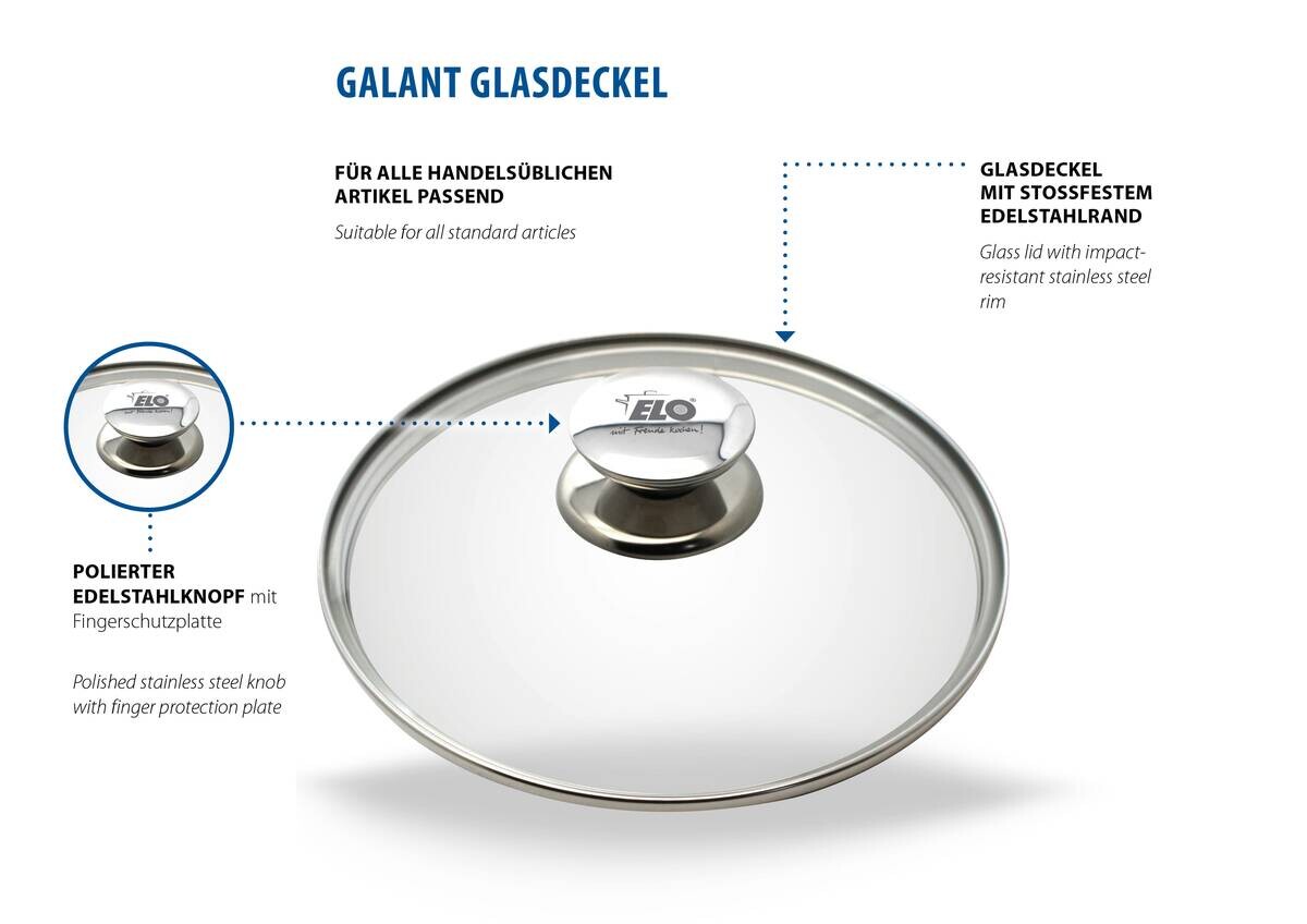 ELO Glasdeckel D: ca. 28 cm