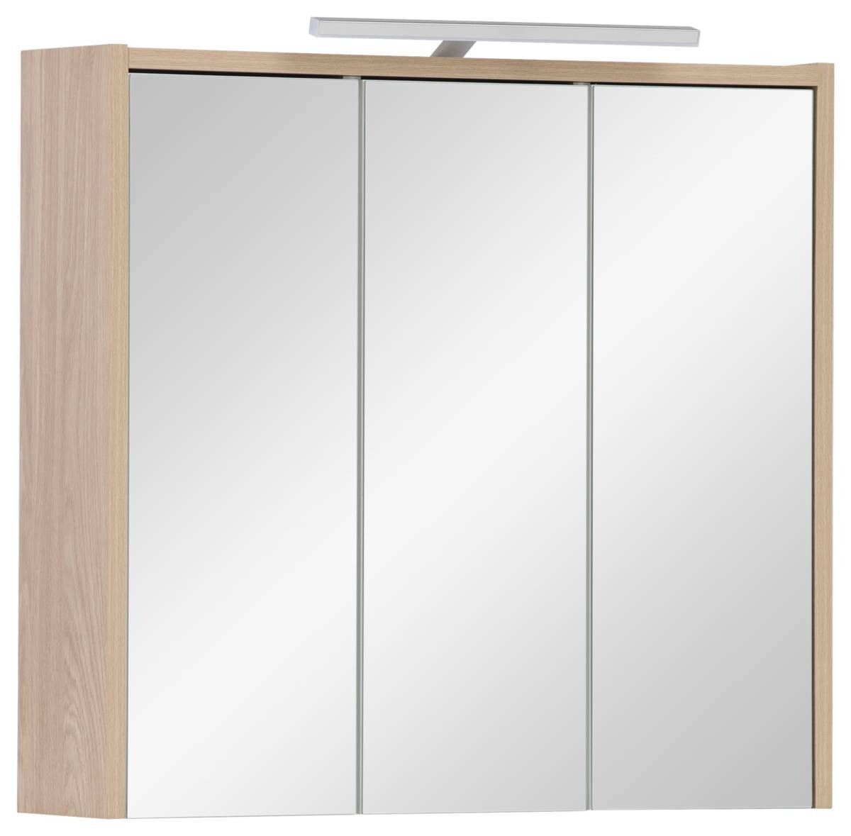 Spiegelschrank Flag Eiche Nachbildung B/H/T: ca. 65x64x16 cm