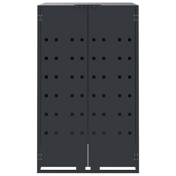 vidaXL Mülltonnenbox anthrazit