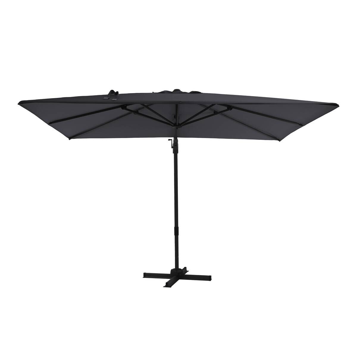 AXI Outdoor Living Ampelschirm Milad anthrazit Metall B/H/L: ca. 200x250x300 cm
