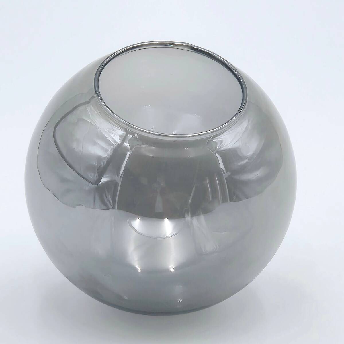 Lamkur Deckenleuchte Chrom Stahl Glas B/H/L: ca. 66x68x66 cm E14 8 Brennstellen