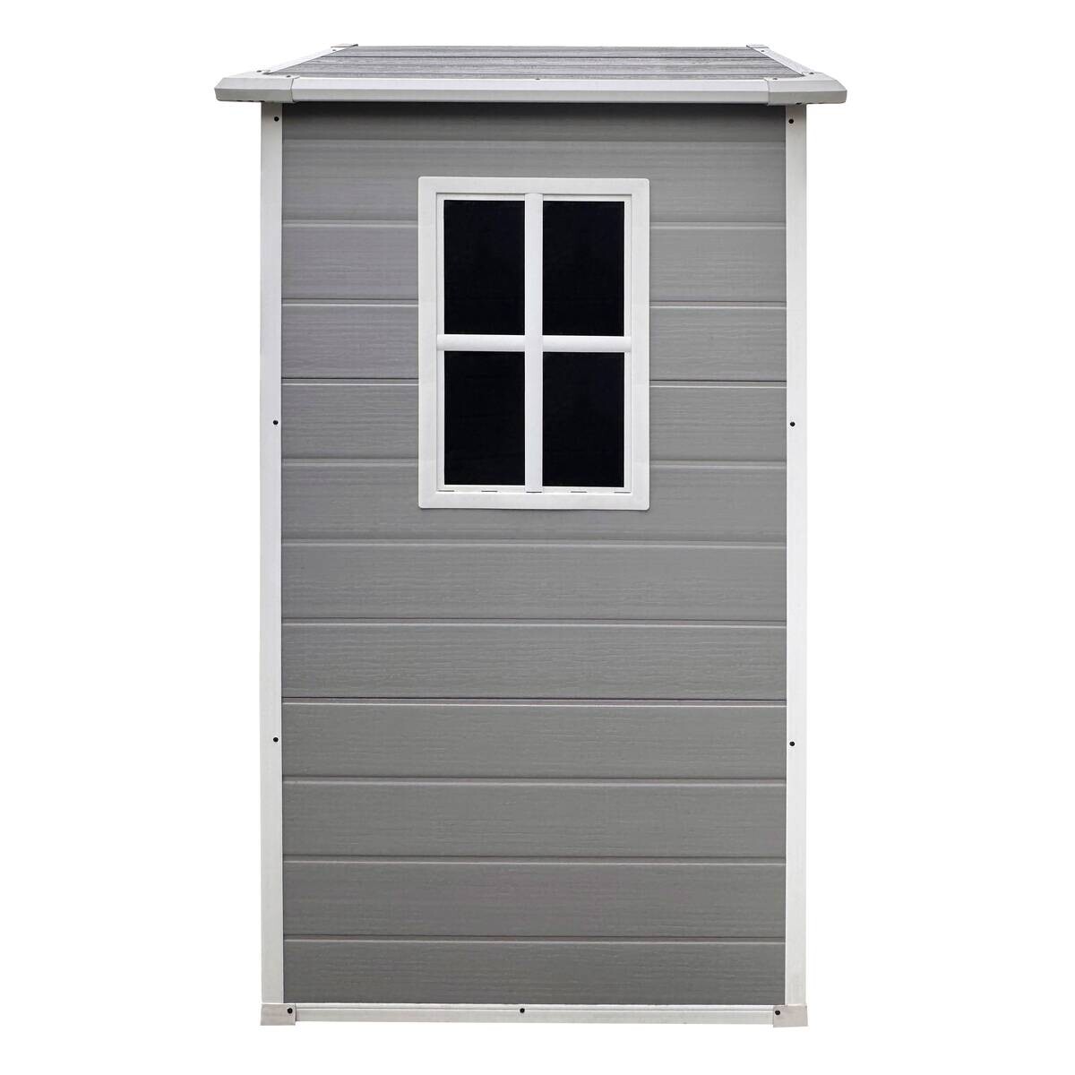 POCOline Gartenhaus Basic grau B/H/T: ca. 134x202x102 cm