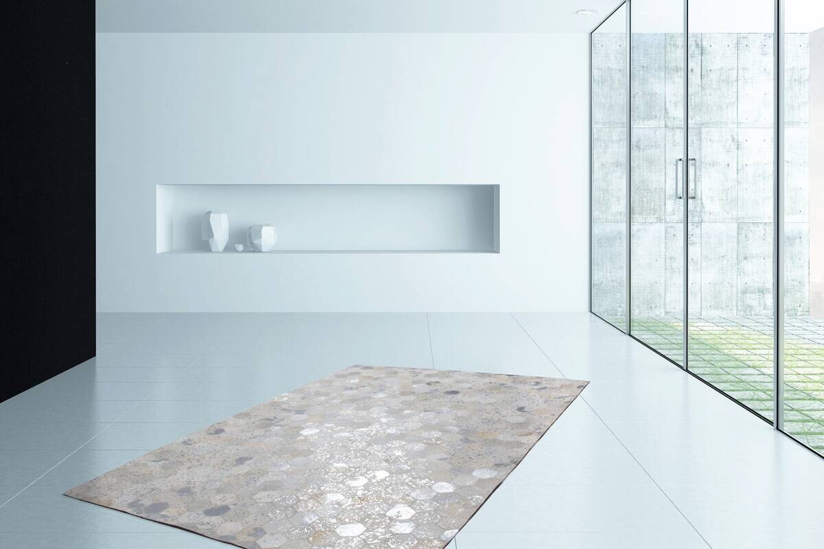 360Living Teppich Dazzle grau B/L: ca. 80x150 cm