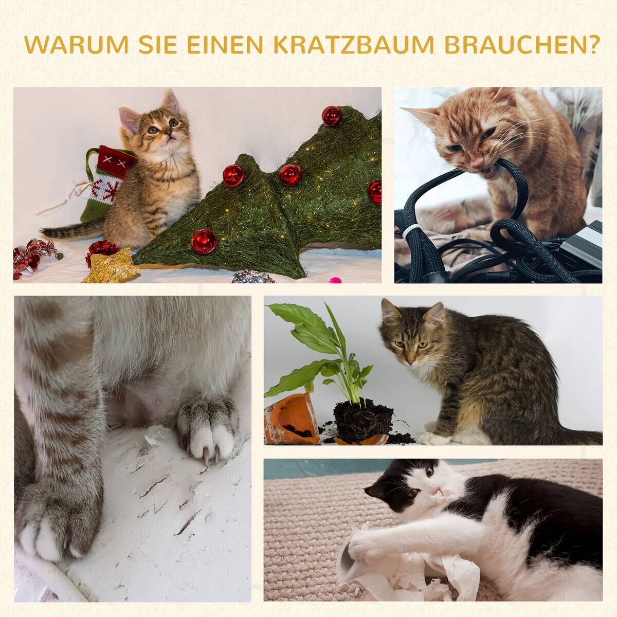 PawHut Tier-Zubehör braun Edelstahl B/H/L: ca. 37,5x37,5x70 cm