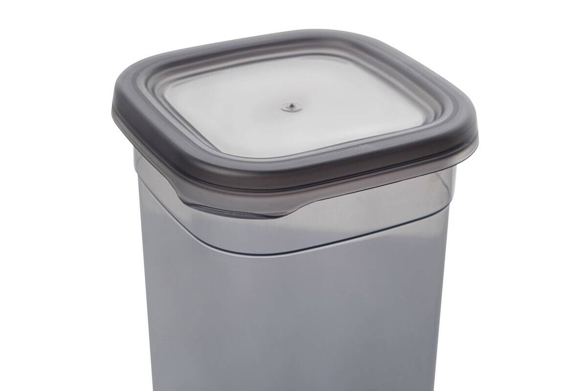 HermiaConcept Vorratsdosenset 12-tlg. anthrazit B/H/T/L/D: ca. 10x16,5x10x10x10 cm