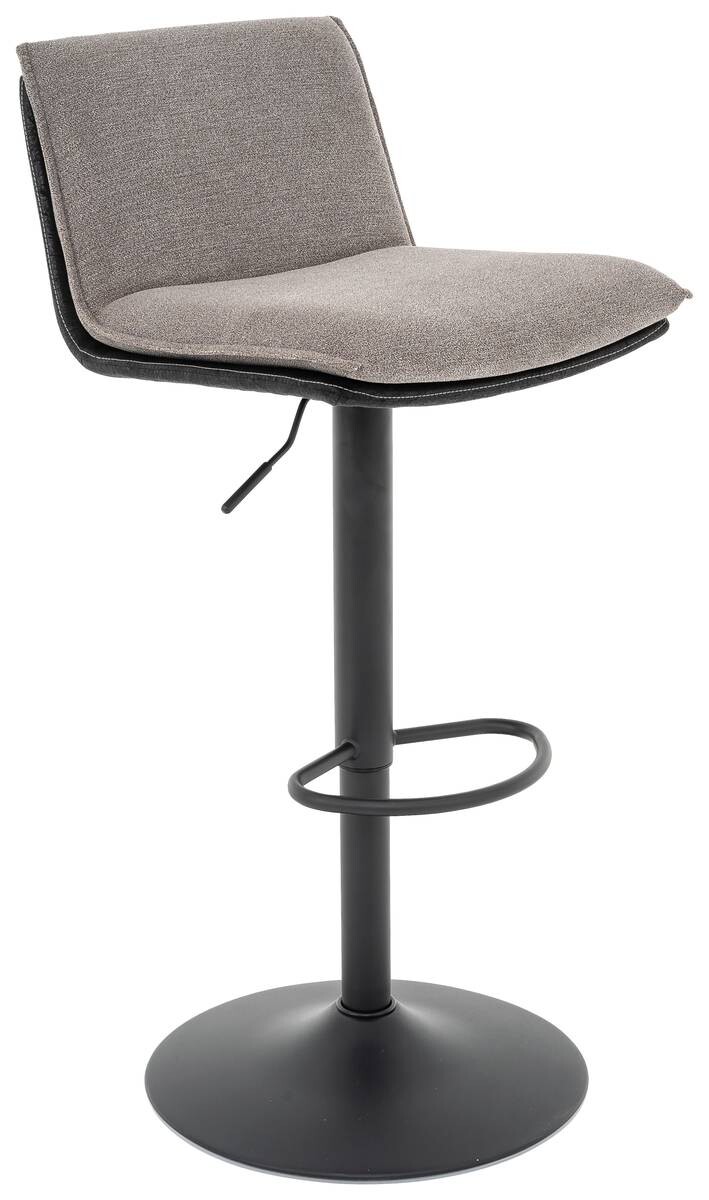 Barhocker FM-1046 anthrazit Microfaser B/H/T: ca. 46x86x53 cm