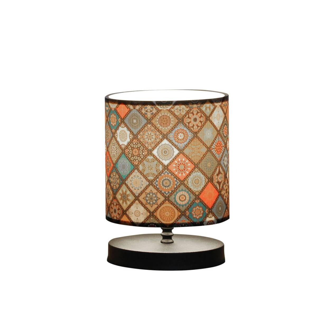 Opviq Tischleuchte mehrfarbig PVC B/H/L: ca. 15x22x15 cm E14 1 Brennstellen