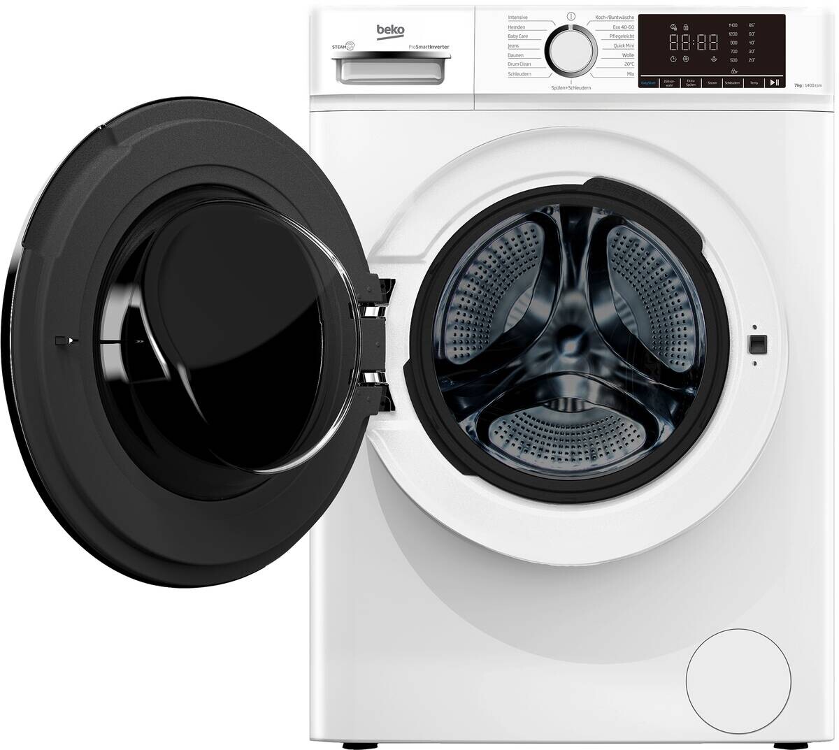 Beko Waschmaschine BM3WFOE741PSA EEK: A Spektrum: A bis G 7kg 1400U/min weiß B/H/T: ca. 60x84,7x52 cm