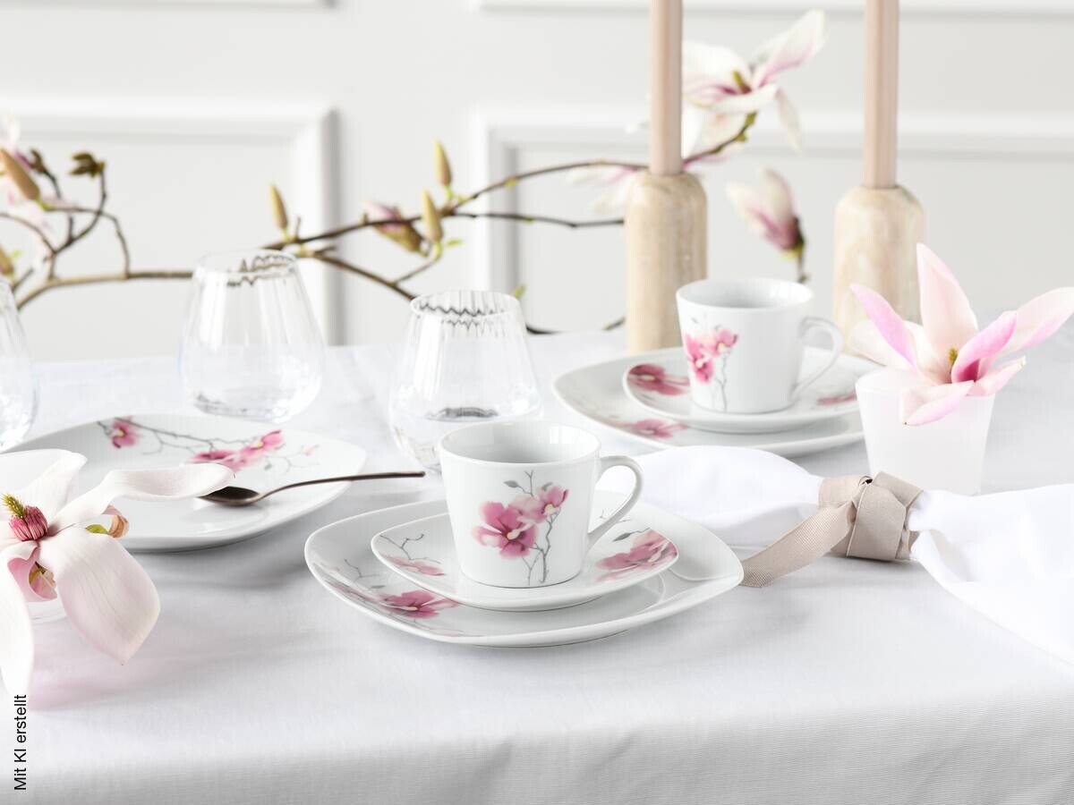 CreaTable Kombiservice Amelie multicolor Porzellan 30 tlg.