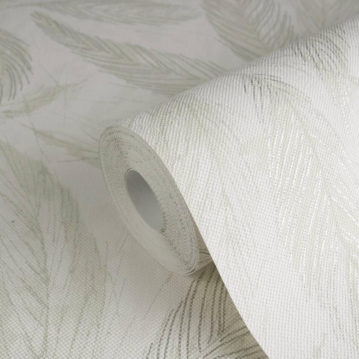 A.S.Creation Vliestapete silber grün creme B/H/D: ca. 53x1005x9,4 cm