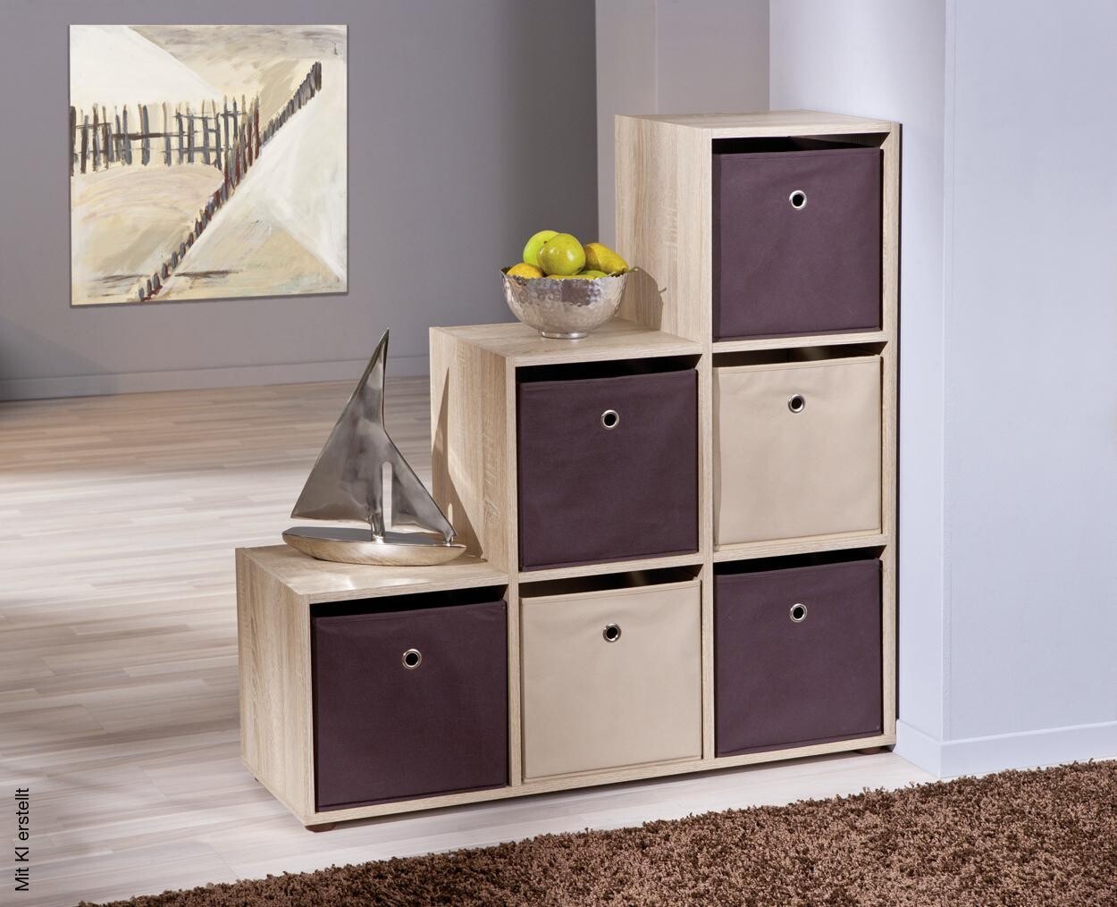 Stoffbox Winny braun braun B/H/T: ca. 31,5x31x31,5 cm