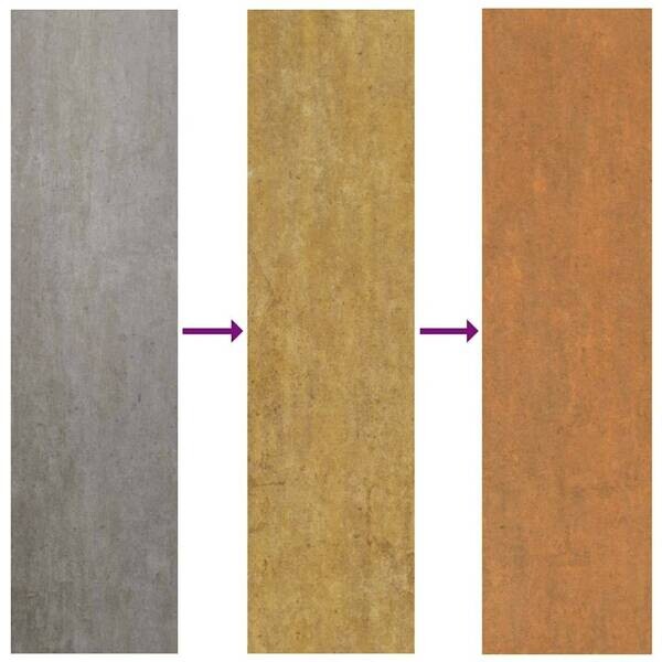 Hochbeet braun Stahl B/H/L: ca. 45x100x40 cm