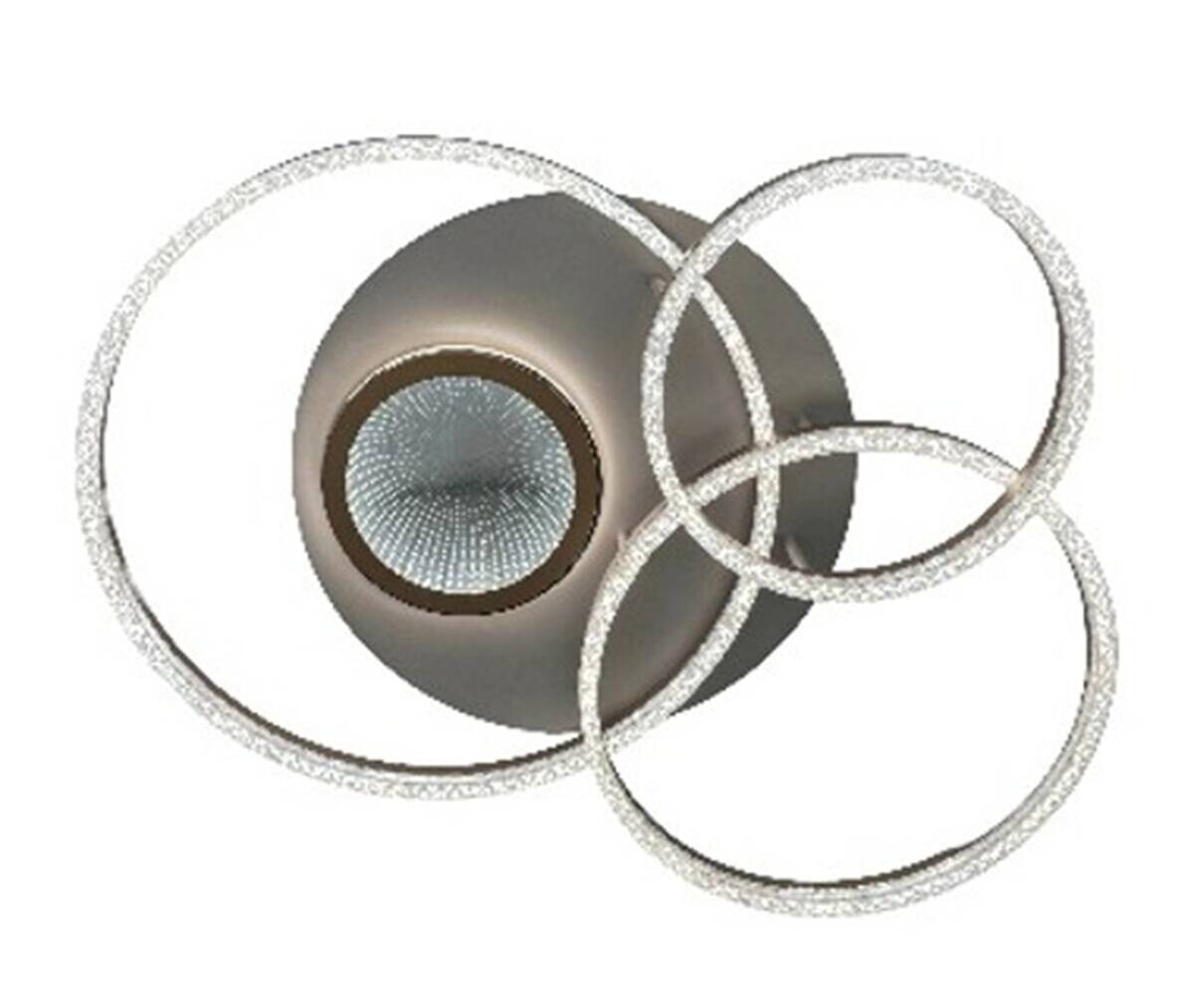 Nolo LED-Deckenleuchte champagner Metall