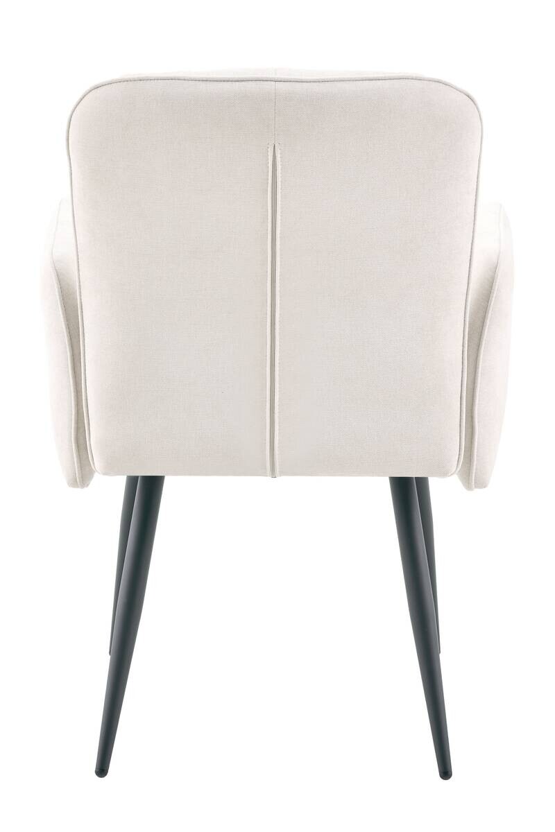 Armlehnstuhl Marla beige Webstoff B/H/T: ca. 60x89x62 cm