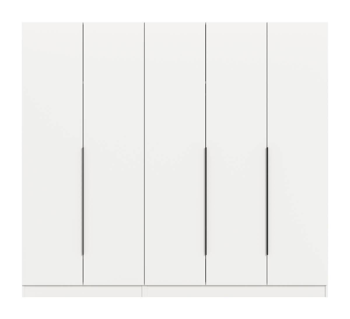 Kleiderschrank KOPENHAGEN weiß B/H/T: ca. 200x181x52 cm