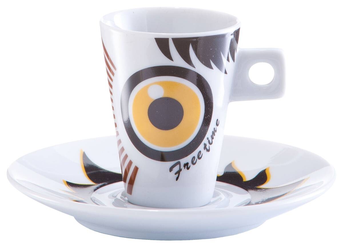 Zeller Espresso-Set Faces