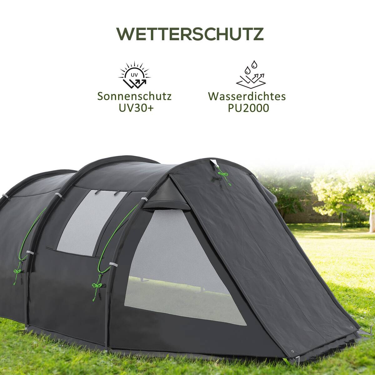 Outsunny Campingzelt B/H/L: ca. 264x172x475 cm