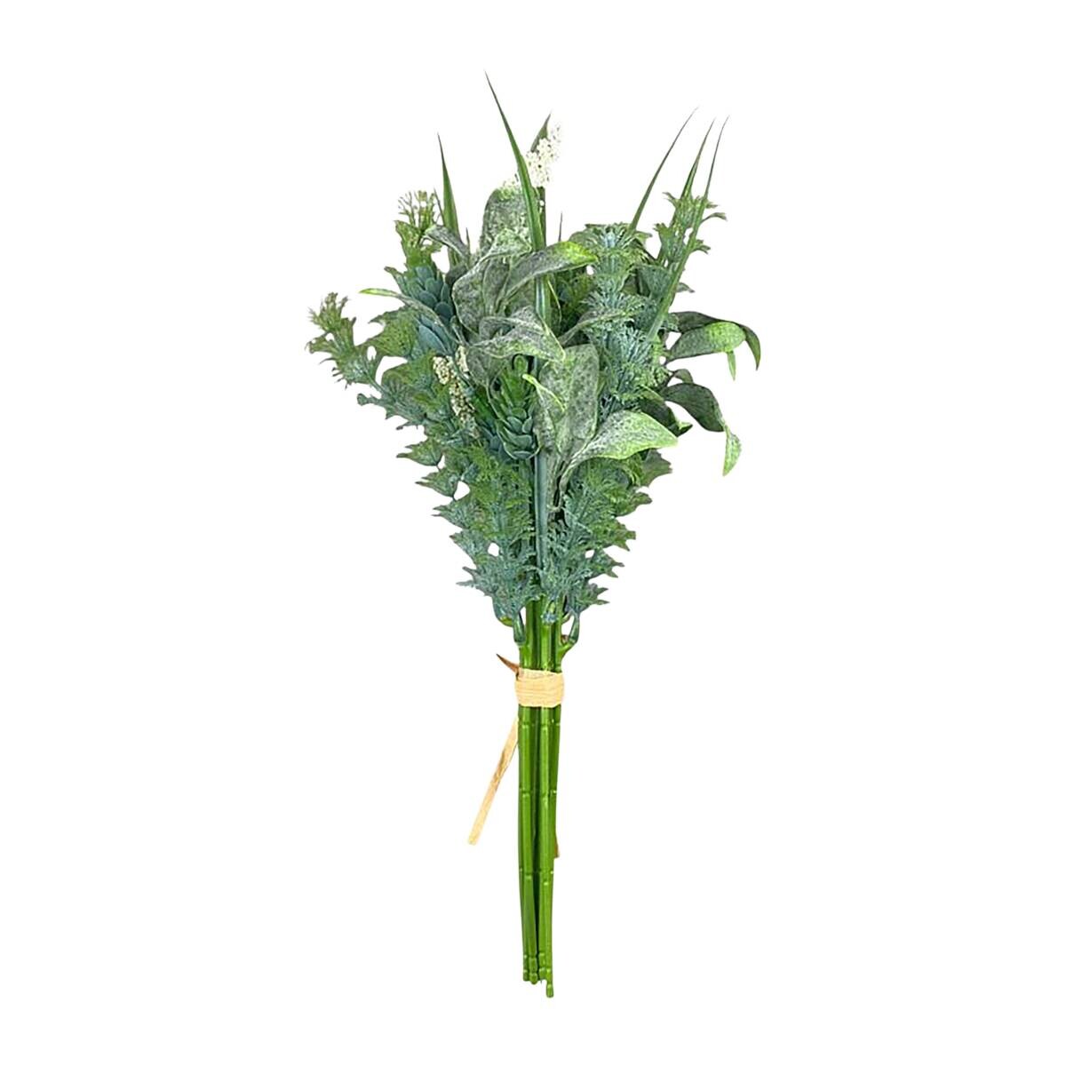 Kunstpflanze grün Kunststoff B/H/L: ca. 15x15x37 cm