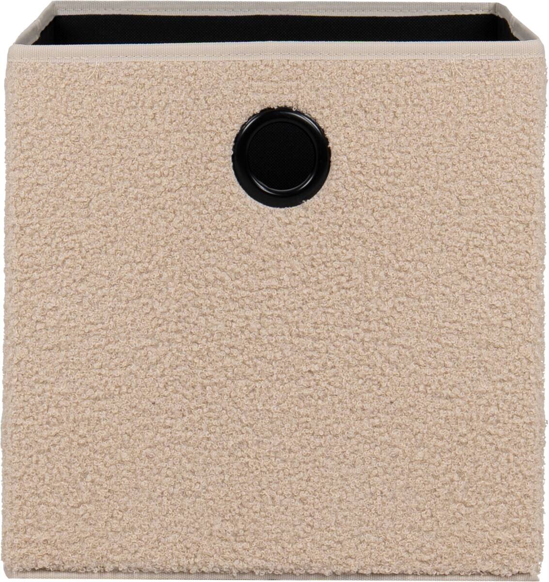 Stoffbox creme B/H/T: ca. 32x32x32 cm