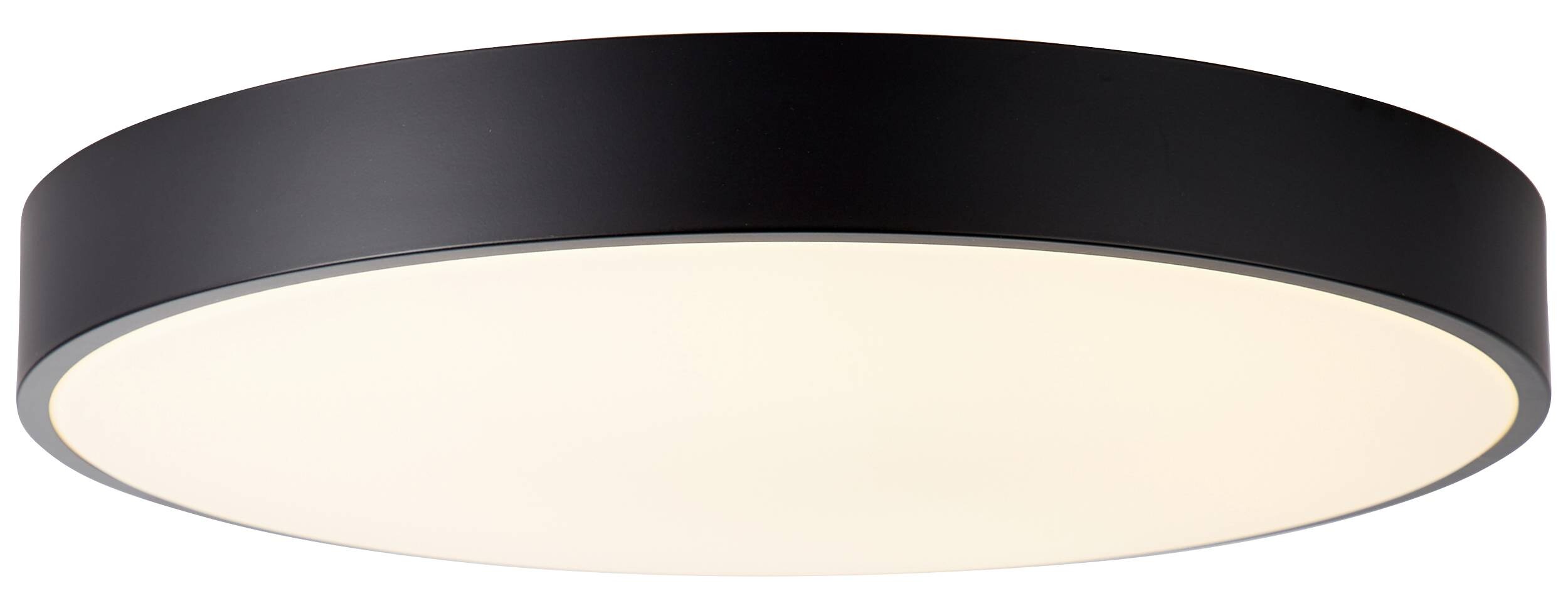 Brilliant Deckenleuchte Slimline G97014/76 schwarz weiß Metall Kunststoff H/D: ca. 8,5x49 cm