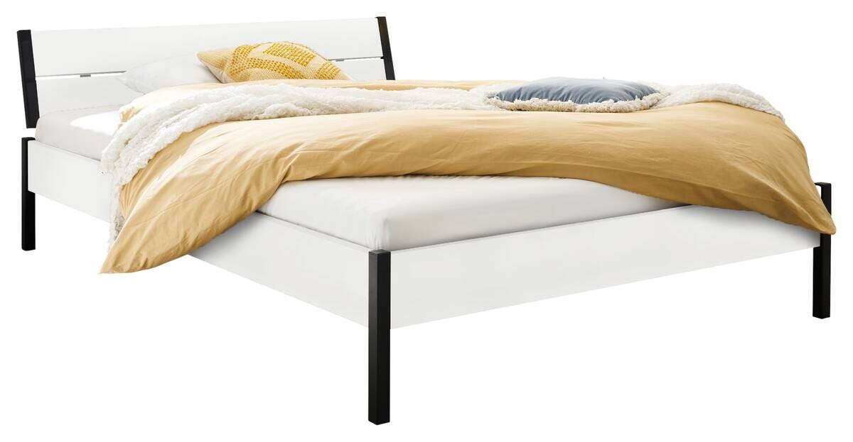 Futonbett Marseille weiß Liegefläche B/L: ca. 140x200 cm