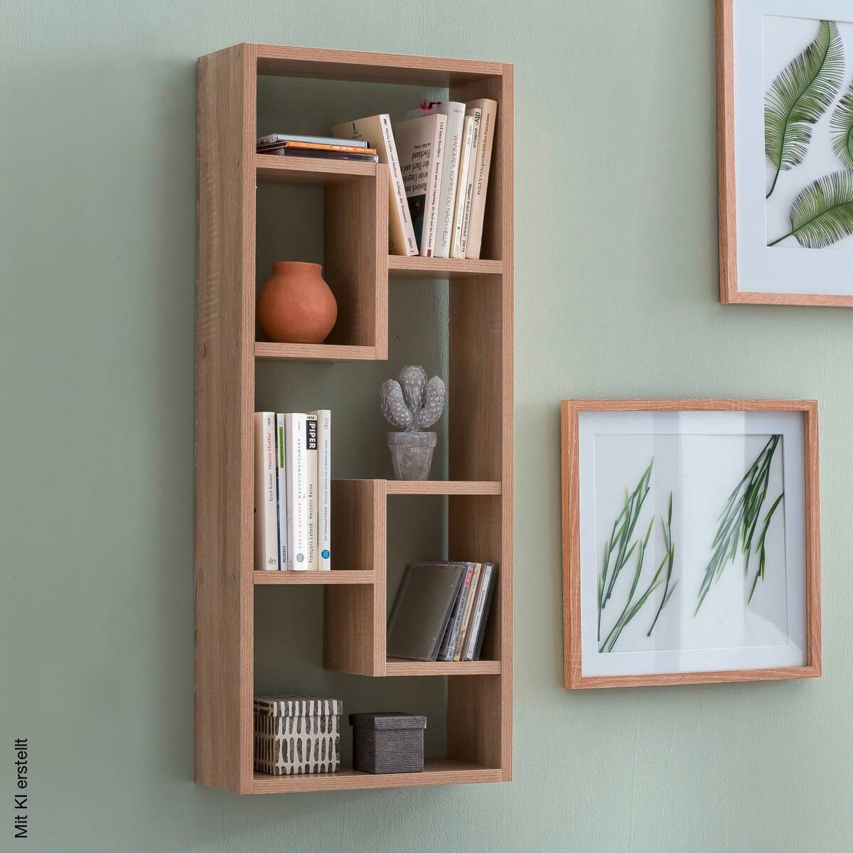 Wandregal Eiche Sonoma Nachbildung B/H/T: ca. 36x90x14,5 cm