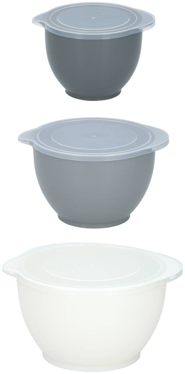Salatschüsselset 6tlg. weiß
