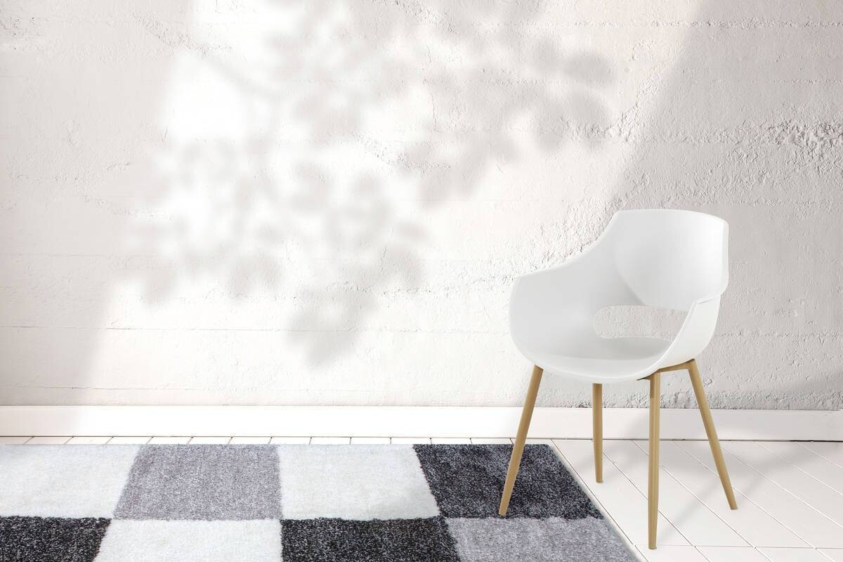 Stuhl Alice 100 2er weiß Kunststoff B/H/T: ca. 59x85x58 cm