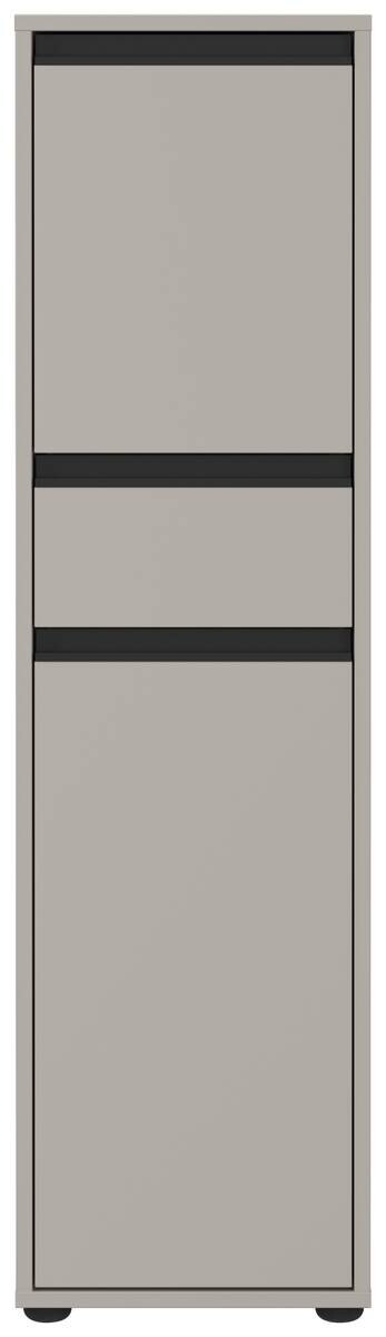 Schrank 2201-186 steingrau B/H/T: ca. 33x121x34 cm