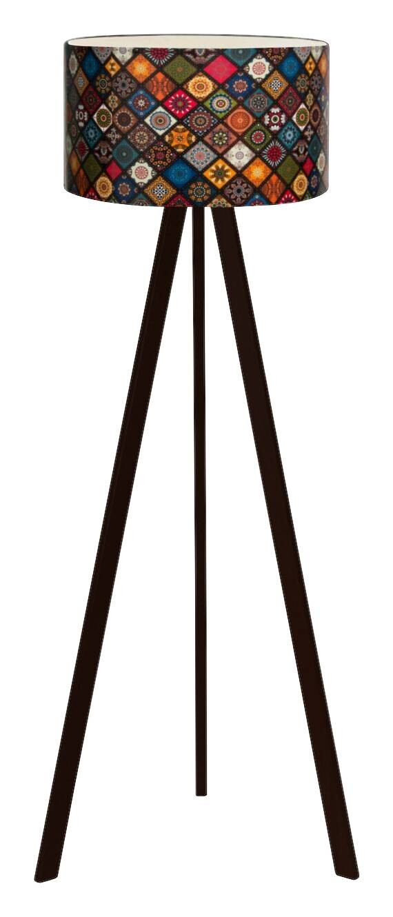 Opviq Stehlampe AYD-2800 mehrfarbig MDF B/H/T/L/D: ca. 21x140x21x21x21 cm E27 1 Brennstellen