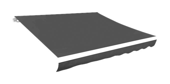 vidaXL Markisenstoff anthrazit B/L: ca. 245x330 cm