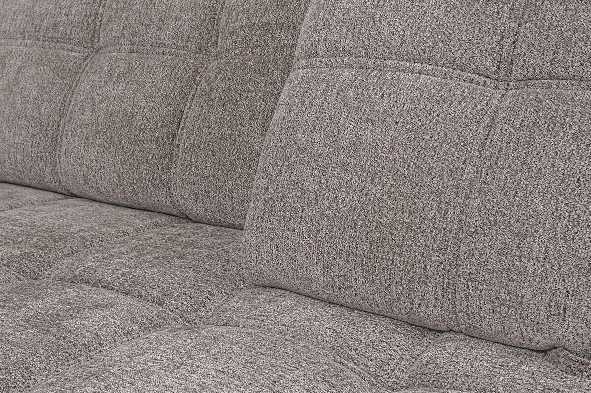 Ecksofa mit elektrischer Sitztiefenverstellung taupe Polyester B/H/T: ca. 299x100x107 cm