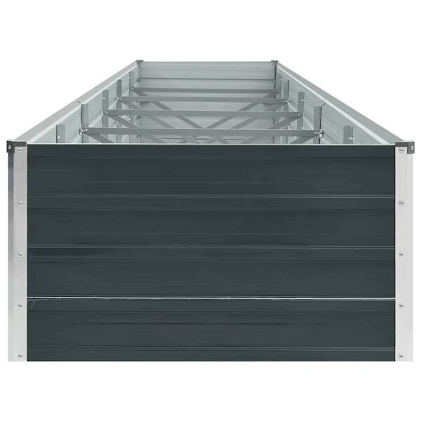 Garten-Hochbeet anthrazit Stahl B/H/L: ca. 80x45x480 cm