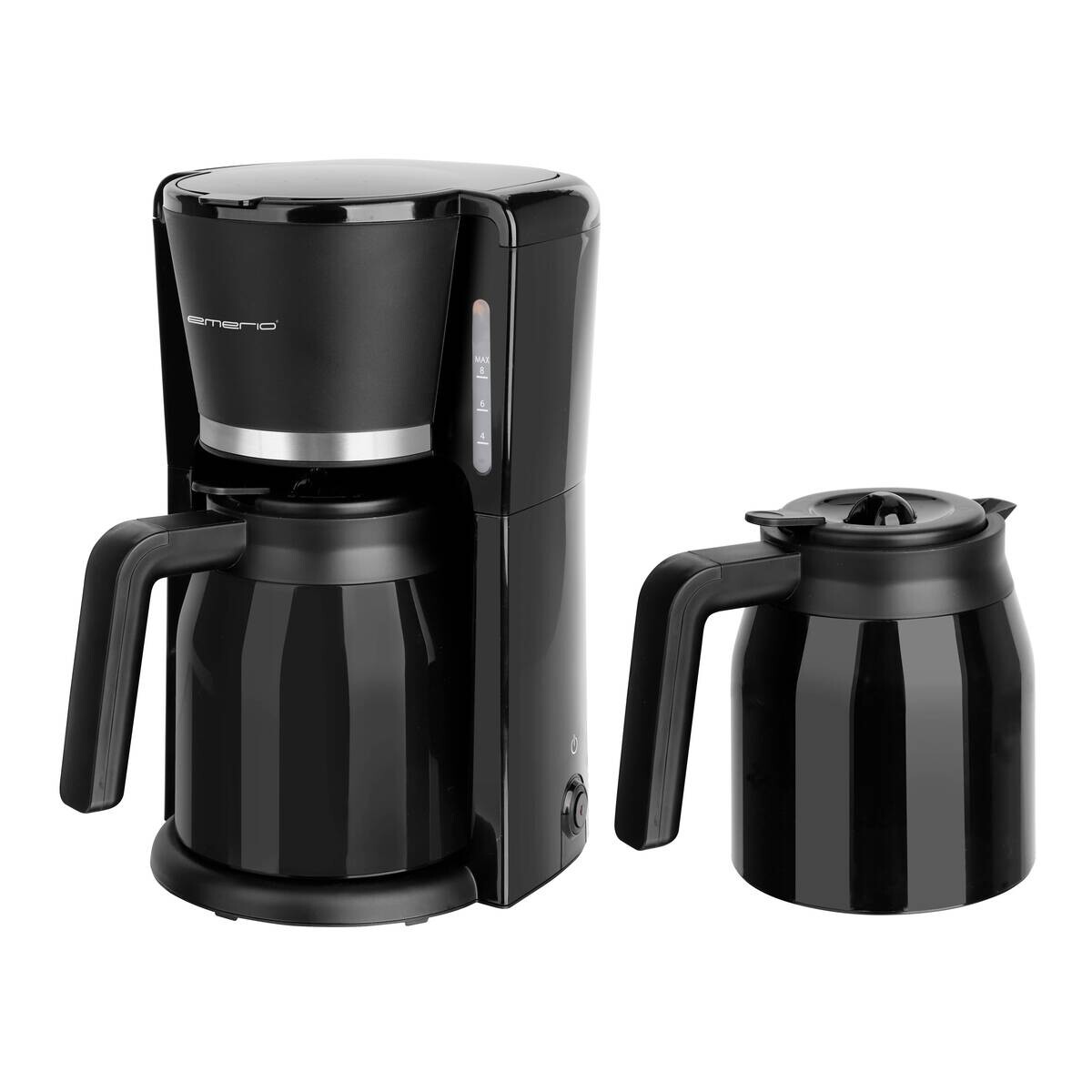Emerio Kaffeeautomat schwarz Kunststoff B/H/L: ca. 22,3x33,8x24,5 cm