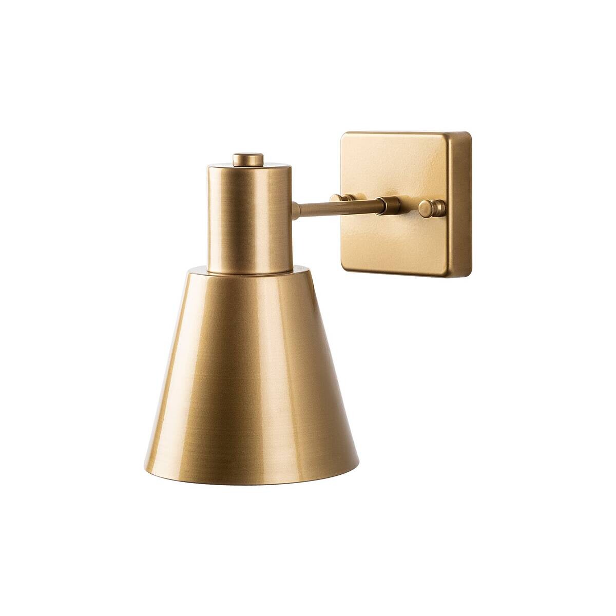Opviq Wandleuchte gold Metall B/H/L: ca. 24x21x14 cm E27 1 Brennstellen