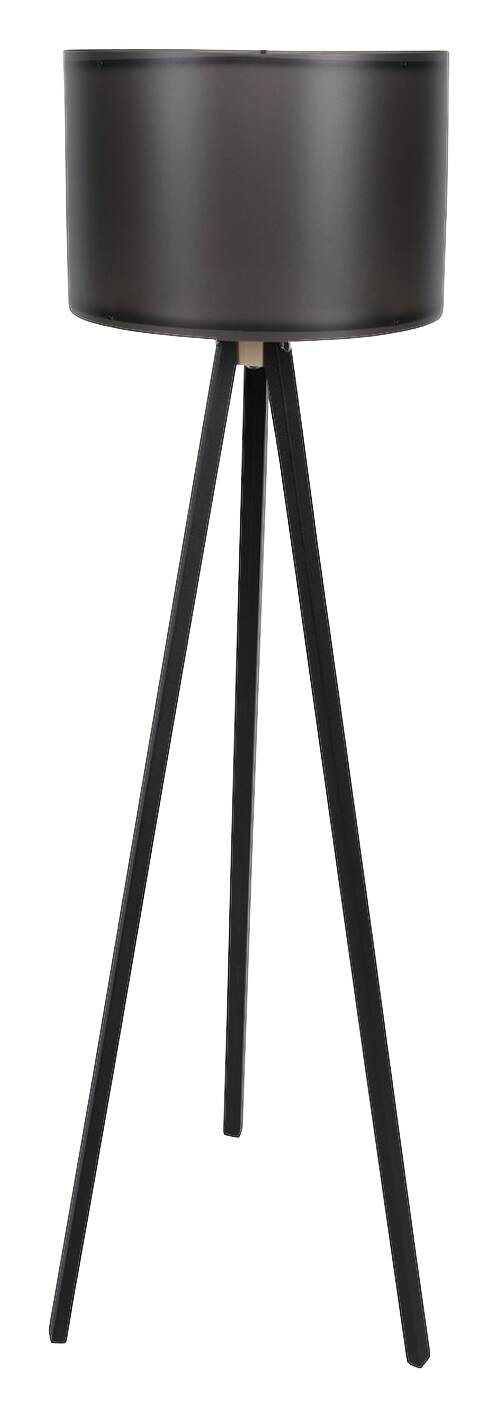 Opviq Stehleuchte schwarz Polypropylen MDF B/H/T/L/D: ca. 38x145x38x38x38 cm E27 1 Brennstellen