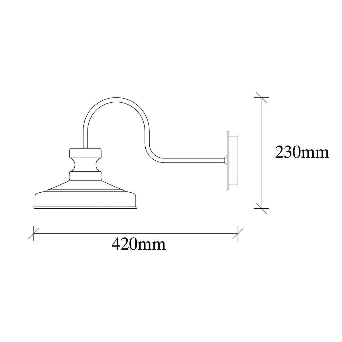 Opviq Wandleuchte Berceste gold Metall B/H/T/L: ca. 42x23x42x22 cm E27 1 Brennstellen