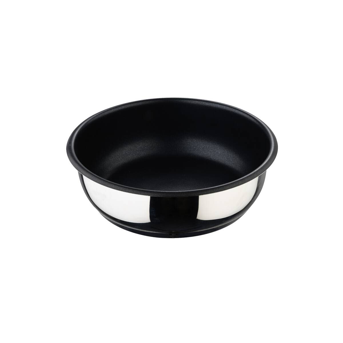 BERGNER Pfannenset Click&Cook schwarz Edelstahl 4 tlg.