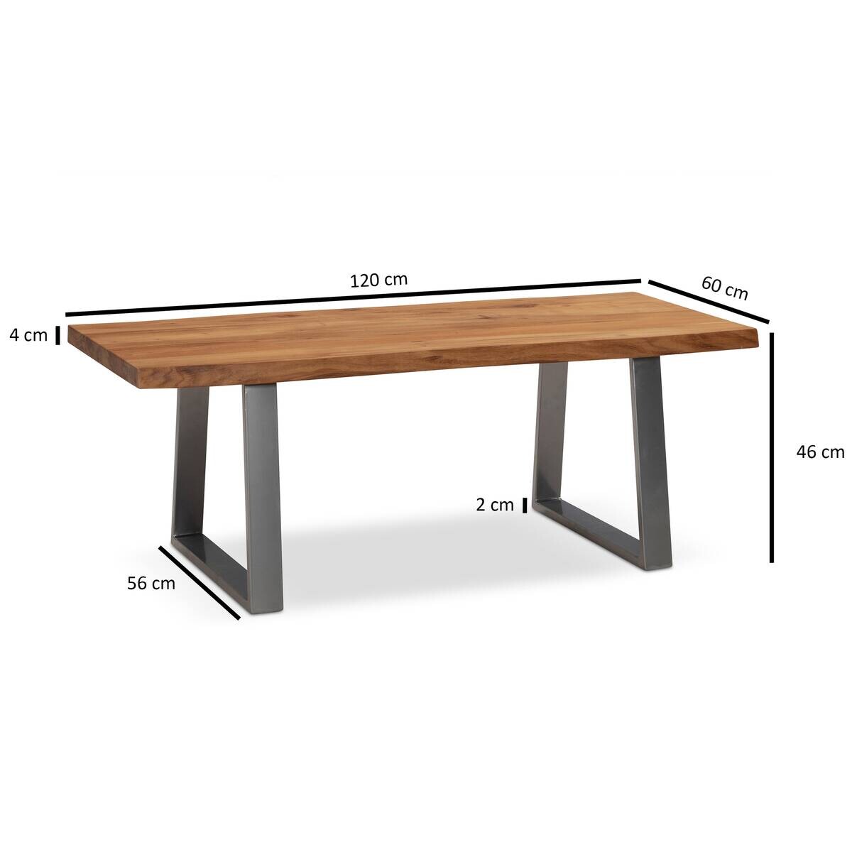 Couchtisch B/H/T: ca. 120x46x60 cm