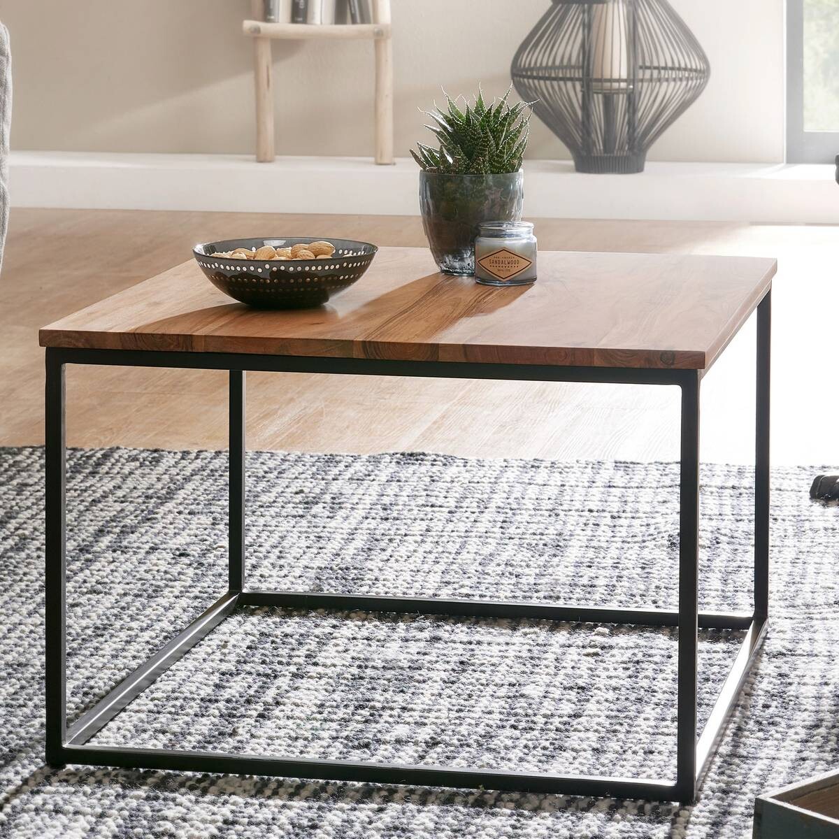 Wohnling Couchtisch braun B/H/T: ca. 60x41x60 cm