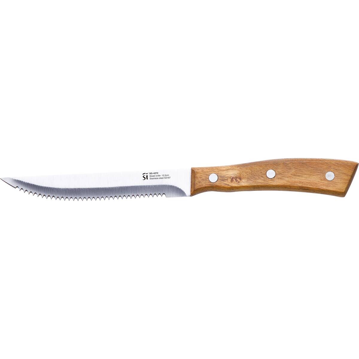 SAN IGNACIO Steakmesser MOODS silber Holz 4 tlg.