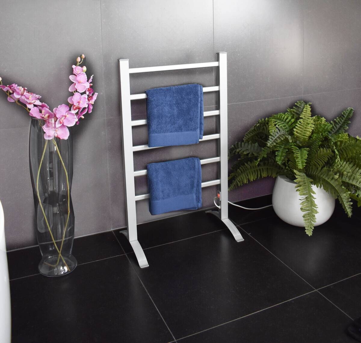 Handtuchwärmer silber