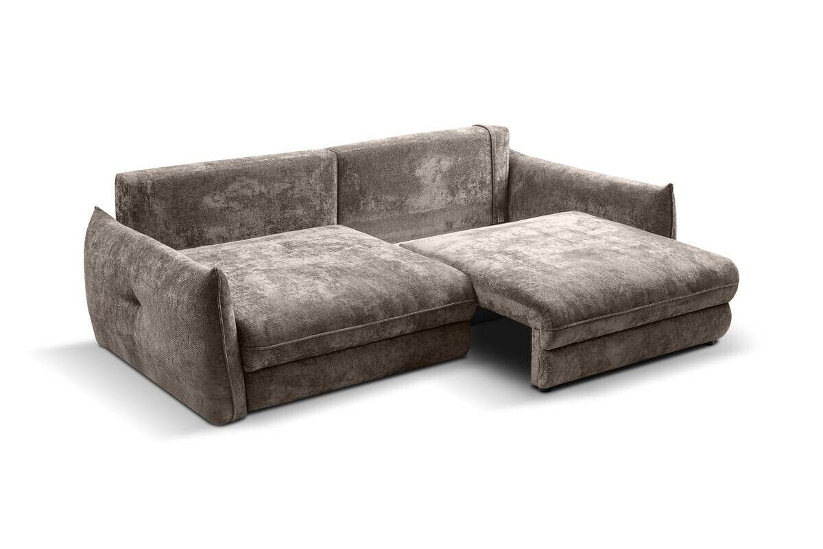 Big Sofa Delphine taupe Microfaser B/H/T: ca. 246x74x119 cm