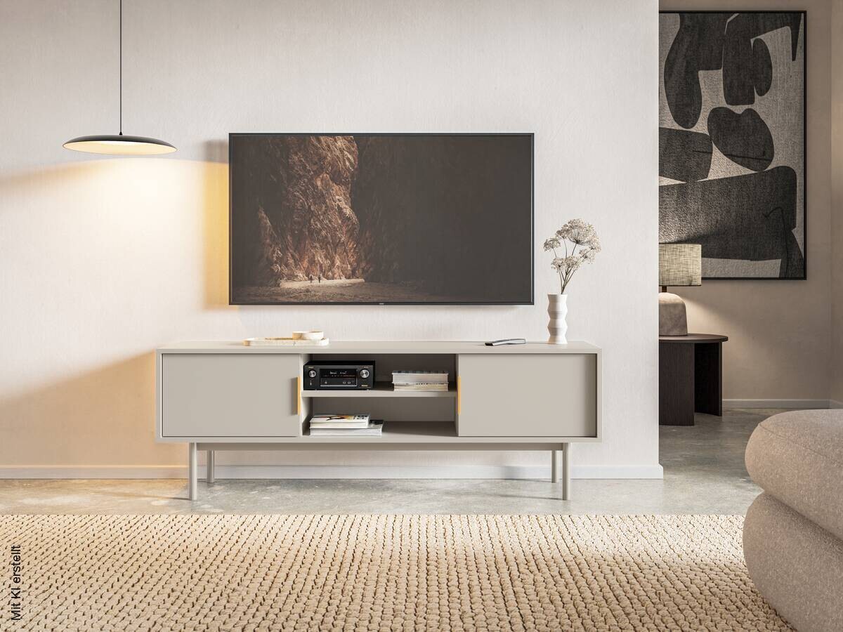 TV-Lowboard VIVA Cashmere B/H/T: ca. 154x53,5x39 cm