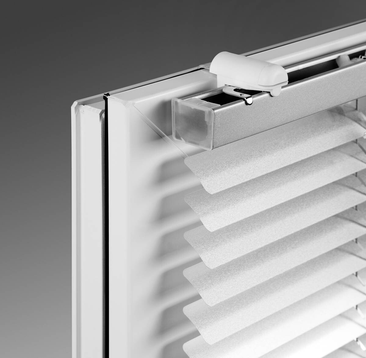 Alu-Jalousie Edelstahloptik B/L: ca. 160x175 cm