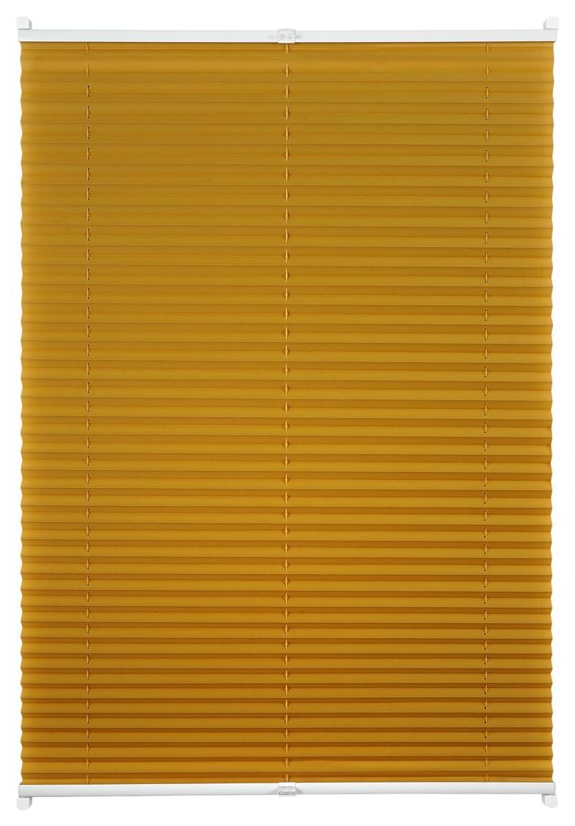 Hochwertiges Klemmplissee gold B/L: ca. 120x130 cm