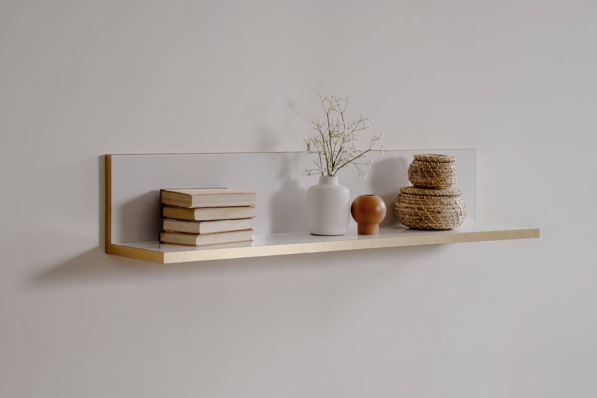 Wandboard Istanbul weiß Hochglanz B/H/T: ca. 120x24x26 cm