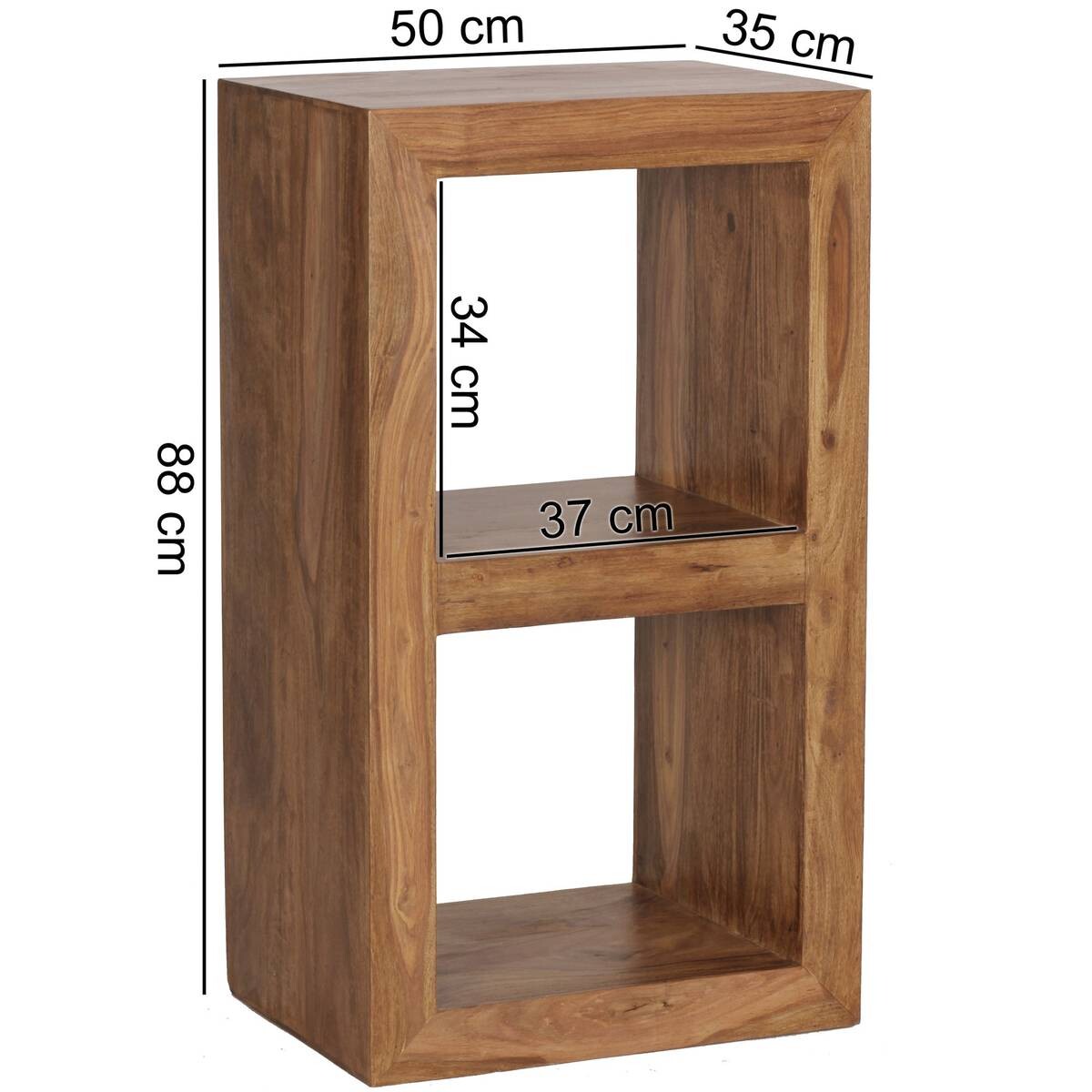 Standregal natur B/H/T: ca. 50x88x35 cm